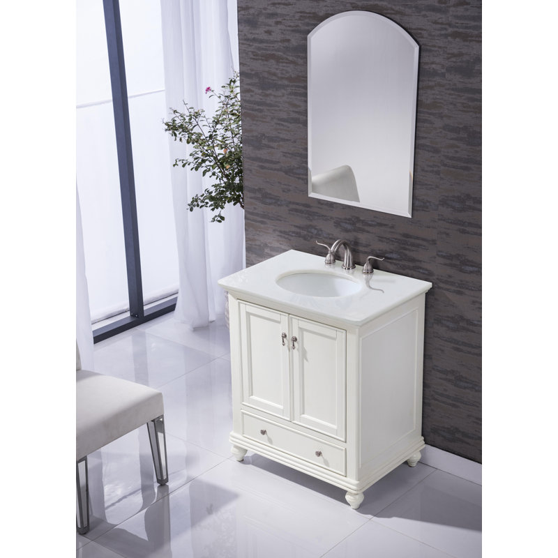 Three Posts™ Launceston 30'' Freestanding Single Bathroom Vanity with